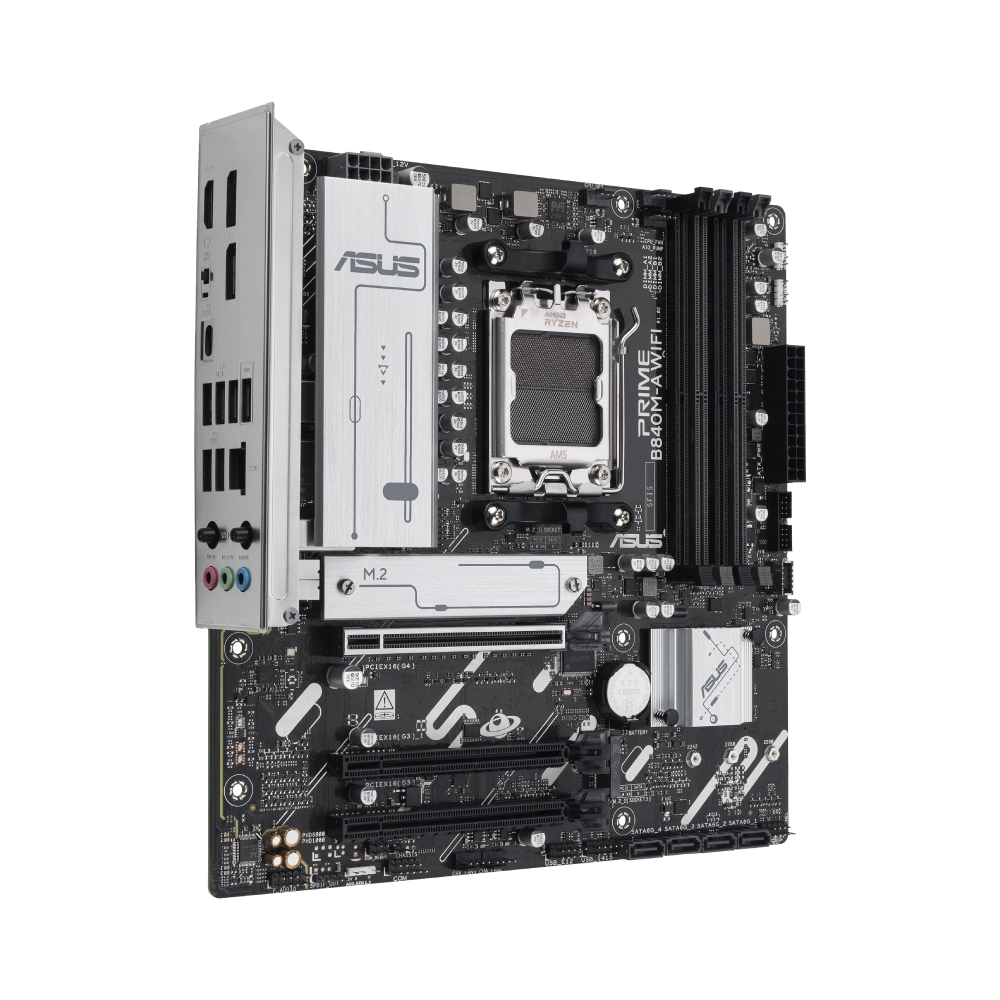 Asus Motherboard PRIME B840M-A WIFI-CSM DDR5 For AMD view 2